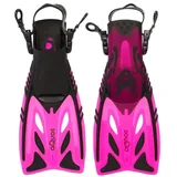 aQuos Flosse Aquos Junior Kinder Flossen pink Pelican Taucherflossen, mitwachsend, verstellbares Fersenband 27-31