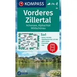 Kompass Karten GmbH KOMPASS Wanderkarte 28 Vorderes Zillertal 1:50.000