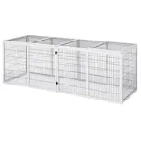 dehner lieblinge Freilaufgehege Monumento, ca. B200/H70/T70 cm, Weiß
