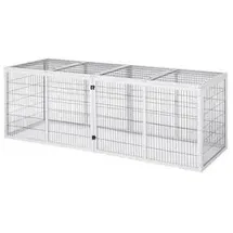 dehner lieblinge Freilaufgehege Monumento, ca. B200/H70/T70 cm, Weiß