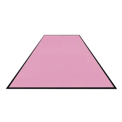 Schmutzfangmatte Colorstar, pink, waschbar, glatter Rücken 7460115200150-C51 , Maße (B x T): 115 x 200 cm