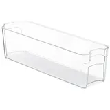 Relaxdays Kühlschrank Organizer 10 x 11 x 37,5 cm transparent