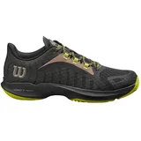 Wilson Herren Hurakn Pro Tennis Shoe, Black/Lime Green/Falcon, 48