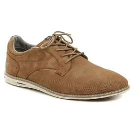 Mustang Herren Schnürhalbschuh Braun 42