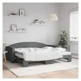 vidaXL Tagesbett 90 x 200 cm Dunkelgrau