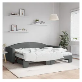 vidaXL Tagesbett 90 x 200 cm Dunkelgrau