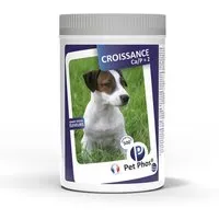 PET PHOS CROISSANCE CA/P = 2 - Pour chiots en croissance et femelles gestantes ou allaitantes nourris avec une ration ménagère Format éleveurs Comprimé(S) À Croquer 500 pc(s)