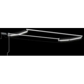 vidaXL Gelenkarmmarkise 150 cm schwarz