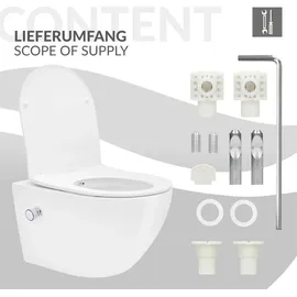 luxebath WC-Sitz Softclose Weiß