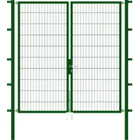 GAH Alberts Alberts Stabgitter Doppeltor Flexo 200 x 200 cm 6/5/6 grün zE