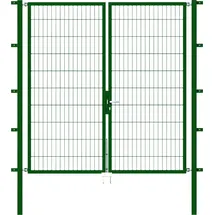 GAH Alberts Alberts Stabgitter Doppeltor Flexo 200 x 200 cm 6/5/6 grün zE