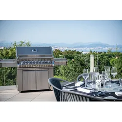 Prestige PROTM 665 Propangasgrill mit Infrarot-Heck- und Seitenbrennern