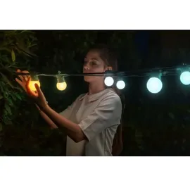 Twinkly LED Lichterkette Festoons 10 m Schwarz