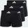 adidas Active Flex Cotton Trunk Boxershorts Schwarz / Weiß L 3er Pack