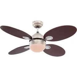 Globo Lighting Deckenventilator Wade mit Licht und Zugschnur 107