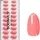 doonails Soft Gel Press Ons Short Almond Peach Please - pink
