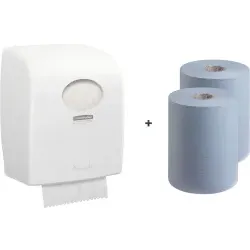 Kimberly-Clark Aktionsset "Effizienz", blau Spendersystem 7955+6696 , Aktionsset zum Sonderpreis