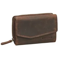 STILORD Geldbörse "Carina" Stylishes Portemonnaie Damen Leder Mittel-Groß RFID Schutz braun