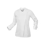 BP 1596-684-0021-M Kochjacke für Frauen, Lange Ärmel, Stretchmaterial und Arm-Lift-System, 200,00 g/m2 Stoffmischung mit Stretch, weiß, M