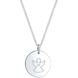 Elli Engel Plättchen Kristalle 925 Silber 45 Damen 