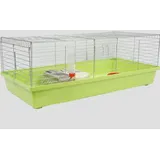 120 cm Hasenkäfig Nagerkäfig Kaninchenkäfig Käfig Stall Meerschweinchen NEU - schwarz