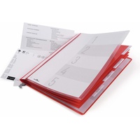 Durable 255503 Tab-Register Konventioneller Dateiordner Kunststoff rot