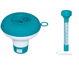 BESTWAY Dosierschwimmer Thermo-Set Transparent 12,5 cm Ø