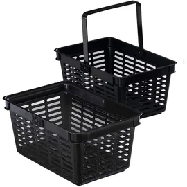 Durable Einkaufskorb schwarz 40 x 25 x 30 cm