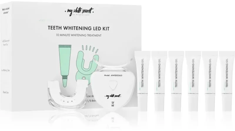 My White Secret Whitening LED Kit Zahnbleaching-Set
