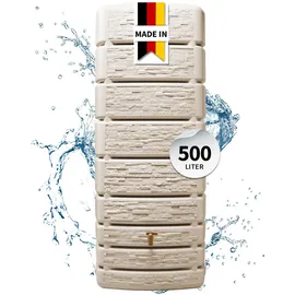 4rain Slim Stone Decor Wandtank 500 l sandbeige