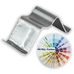 Alu-Eishalter, Original IceStop für Blechdächer, geringe Eis-/Schneelast, 5cm breit, RAL-Farben