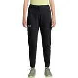 Jack Wolfskin Hikeout Zip Off Pants Wanderhose Schwarz 36