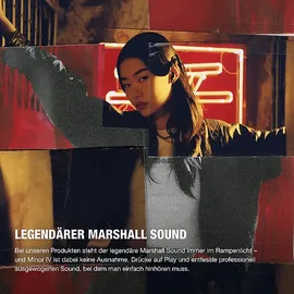 Marshall Minor IV In-ear Kopfhörer Bluetooth schwarz