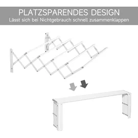 Homcom Wandtrockner 0,575 m weiß