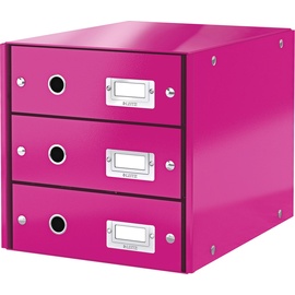 Leitz Click & Store Wow Schubladenset mit 3 Laden pink (60480023)