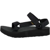 Teva Damen Midform Universal Sandale, Black, 43 EU