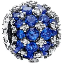 Pandora Funkelndes Rundes Pavé-Charm Blau 792630C02