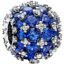 Pandora Funkelndes Rundes Pavé-Charm Blau 792630C02