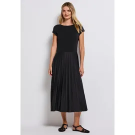 STREET ONE Kleid Midikleid Schwarz 46