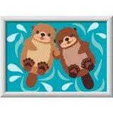 Ravensburger CreArt Malen nach Zahlen 1 St. Verliebte Otter