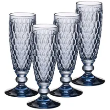Villeroy & Boch Boston Coloured Sektgläser 4er Set Blau