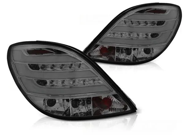 LED Lightbar Rückleuchten für Peugeot 207 Bj. 06-09 Smoke