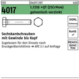 Bufab Sechskantschraube ISO 4017 VG M16x65 1.7218 +QT (25CrMo4) galv.verz. 25St.
