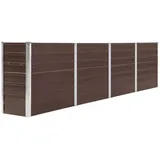 vidaXL Hochbeet 320 x 40 x 77 cm Braun