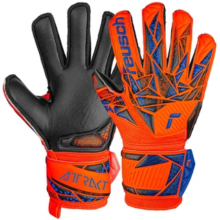 Reusch Attrakt Silver Junior Torwarthandschuhe für Kinder mit Expanse Cut und ultimativem Grip, 7