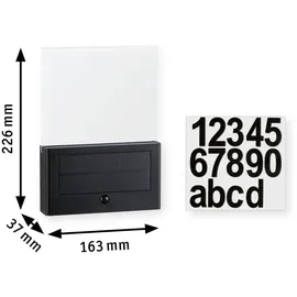 Paulmann Solar LED Hausnummernleuchte Neda insect-friendly 22,6 x 16,3 cm