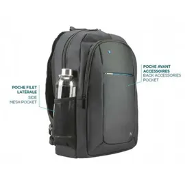 Mobilis TheOne Briefcase 14-15,6Blue zip -30% RECYCLED
