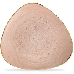 Churchill Super Vitrified Stonecast Raw Terrakotta Dreiecksteller, 26,5 cm, 12 Stück