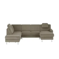 meinSofa Wohnlandschaft Mit verschiedenen Funktionen verfügbar Jana ¦ braun ¦ Maße (cm): B: 309 H: 87 T: 235.0