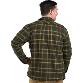 PINEWOOD Pile Overshirt Sweatshirt Dark Green/Bronze L